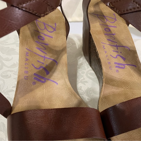 Brown leather sandals, Blowfish - Picture 3 of 5